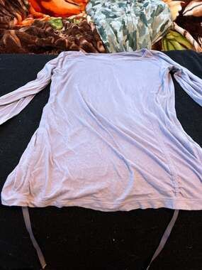 Calvin Klein purple long sleeve size large